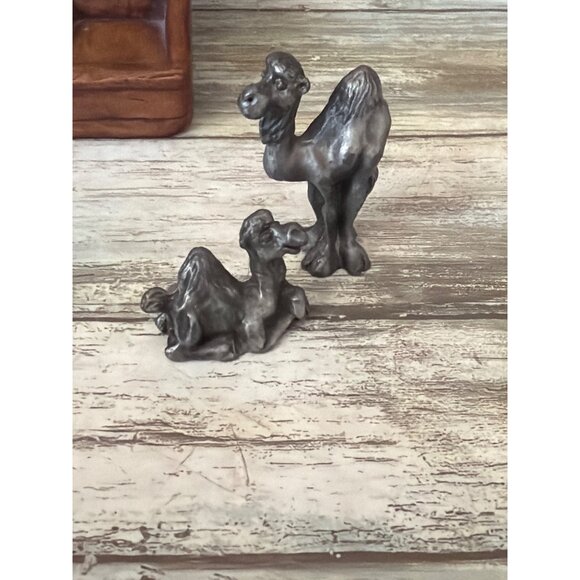 Hudson Pewter Noah’s Ark Set 1981 Wood Ark w/Noah and 11 Pairs of Pewter Animals - Picture 10 of 17